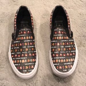 Vans Nintendo Zelda Classic Slip On Size 7